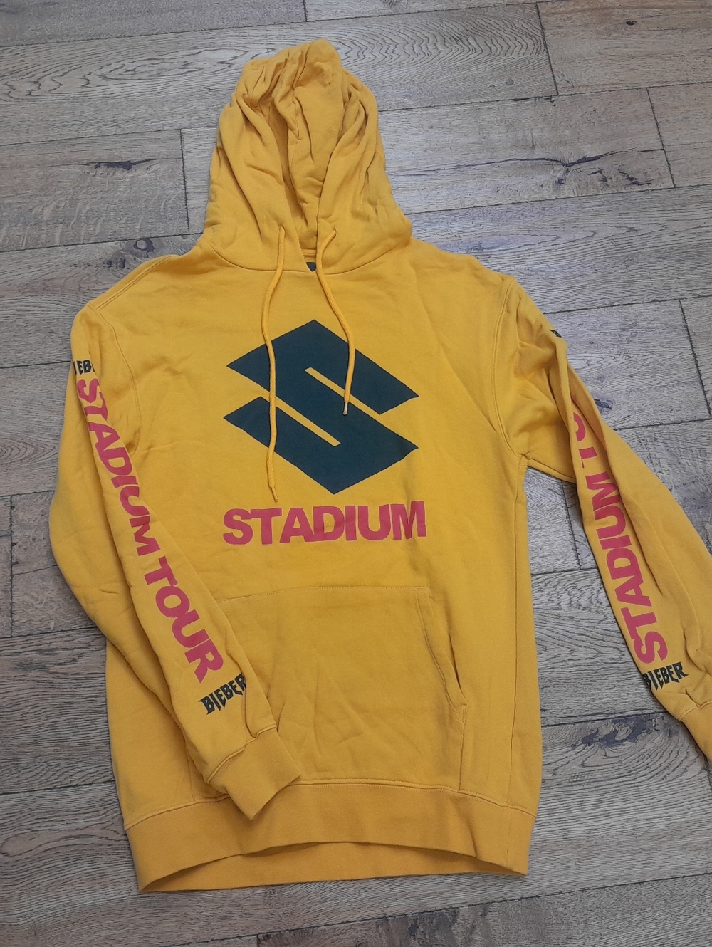 OFFICIAL JUSTIN BIEBER SWAG STADIUM TOUR HOODIE size Small
